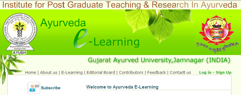 Ayurveda e-learning